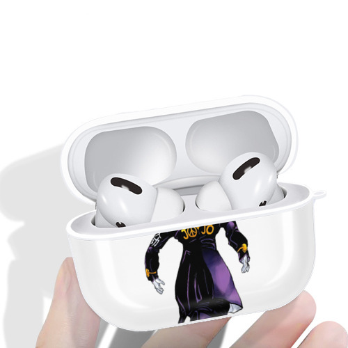ジョジョの奇妙な冒険 ひがしかた じょうすけ JoJo's Bizarre Adventure Higashikata Josuke 【AirPods Pro用】ハードシェル保護ケース 耐衝撃・防指紋・カラビナ付き商品仕様