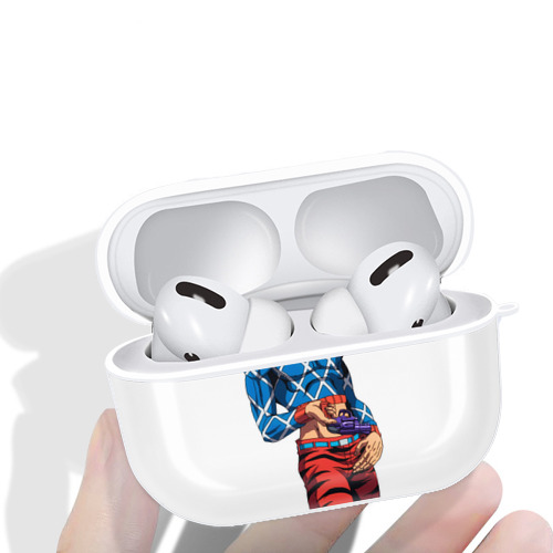 ジョジョの奇妙な冒険 グイード?ミスタ JoJo's Bizarre Adventure Guido Mista 【AirPods Pro用】ハードシェル保護ケース 耐衝撃・防指紋・カラビナ付き商品仕様