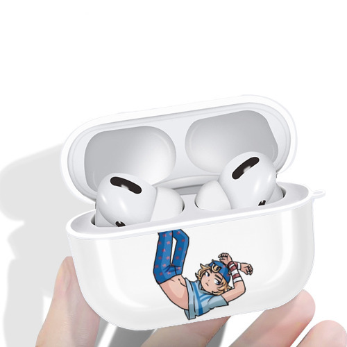 ジョジョの奇妙な冒険 グイード?ミスタ JoJo's Bizarre Adventure Guido Mista 【AirPods Pro用】ハードシェル保護ケース 耐衝撃・防指紋・カラビナ付き商品仕様