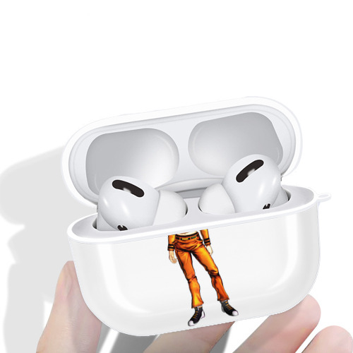 ジョジョの奇妙な冒険 東方定助 JoJo's Bizarre Adventure Higashikata Josuke 【AirPods Pro用】ハードシェル保護ケース 耐衝撃・防指紋・カラビナ付き商品仕様