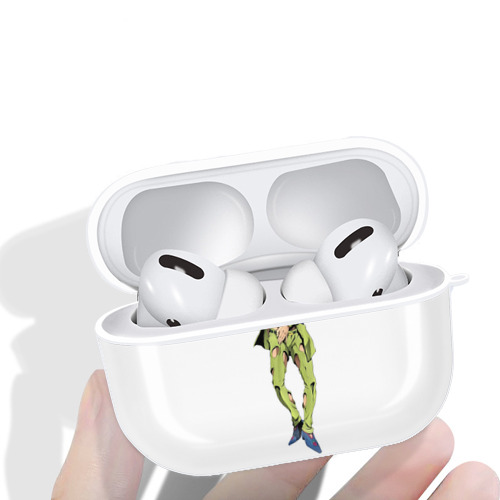 ジョジョの奇妙な冒険 パンナコッタ?フー JoJo's Bizarre Adventure Pannacotta Fugo 【AirPods Pro用】ハードシェル保護ケース 耐衝撃・防指紋・カラビナ付き商品仕様