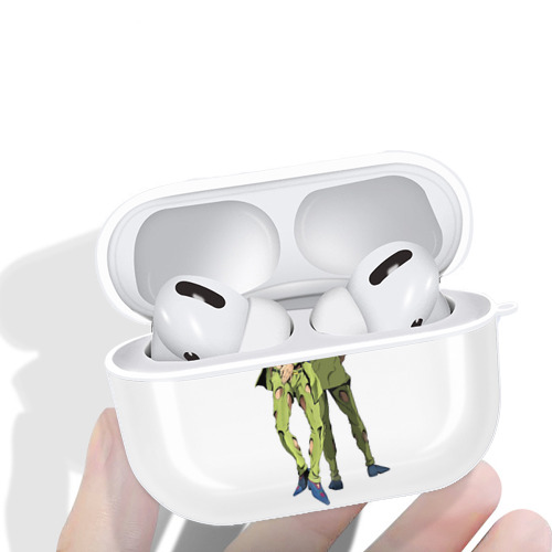 ジョジョの奇妙な冒険 パンナコッタ?フー JoJo's Bizarre Adventure Pannacotta Fugo 【AirPods Pro用】ハードシェル保護ケース 耐衝撃・防指紋・カラビナ付き商品仕様