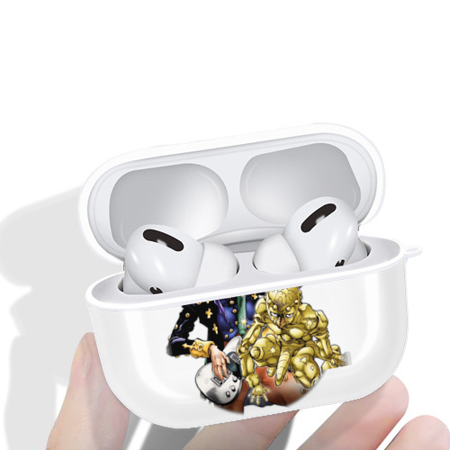 ジョジョの奇妙な冒険 おといし あきら JoJo's Bizarre Adventure Akira Otoishi 【AirPods Pro用】ハードシェル保護ケース 耐衝撃・防指紋・カラビナ付き商品仕様
