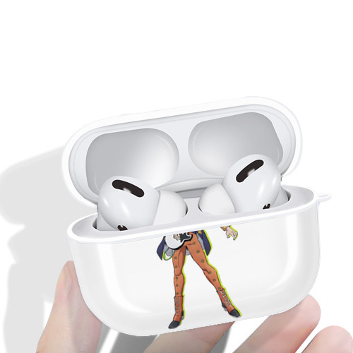 ジョジョの奇妙な冒険 おといし あきら JoJo's Bizarre Adventure Akira Otoishi 【AirPods Pro用】ハードシェル保護ケース 耐衝撃・防指紋・カラビナ付き商品仕様