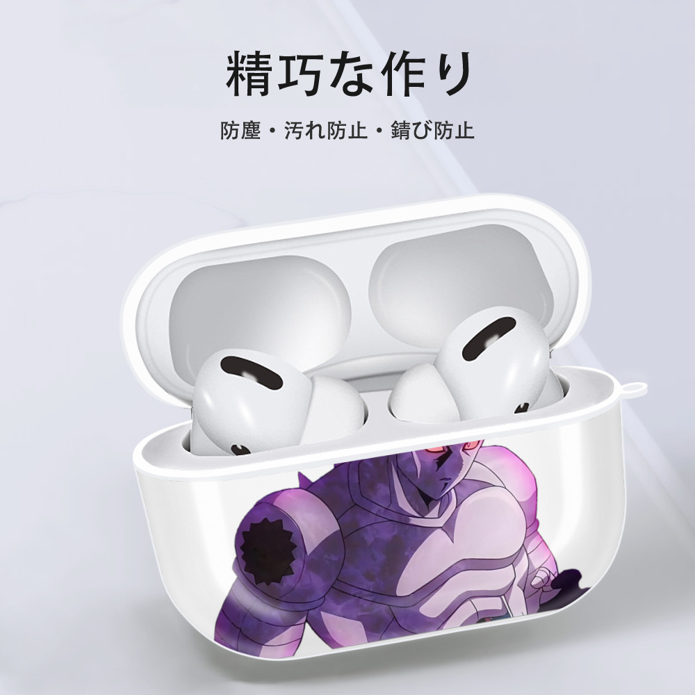 ジョジョの奇妙な冒険 きら よしかげ JoJo's Bizarre Adventure Kira Yoshikage 【AirPods Pro用】ハードシェル保護ケース 耐衝撃・防指紋・カラビナ付き商品仕様