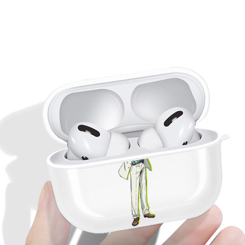 ジョジョの奇妙な冒険 きら よしかげ JoJo's Bizarre Adventure Kira Yoshikage 【AirPods Pro用】ハードシェル保護ケース 耐衝撃・防指紋・カラビナ付き商品仕様