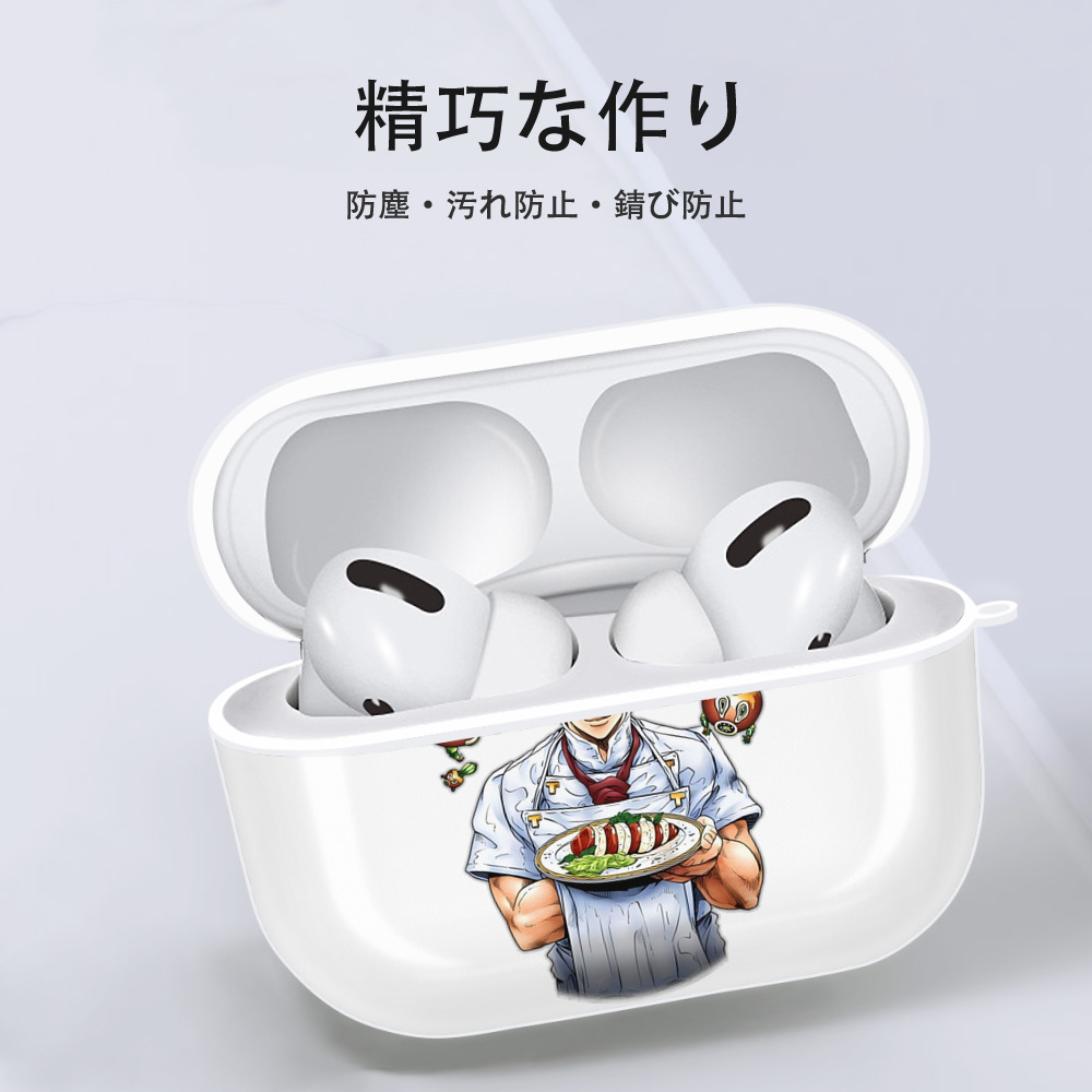 ジョジョの奇妙な冒険 Tonio Trussardi JoJo's Bizarre Adventure トニオ?トラッサルディ 【AirPods Pro用】ハードシェル保護ケース 耐衝撃・防指紋・カラビナ付き商品仕様
