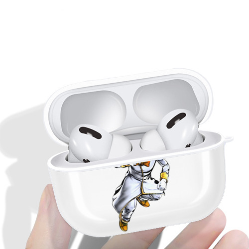 ジョジョの奇妙な冒険 岸辺 露伴（きしべ ろはん） JoJo's Bizarre Adventure Rohan Kishibe 【AirPods Pro用】ハードシェル保護ケース 耐衝撃・防指紋・カラビナ付き商品仕様