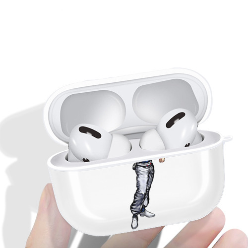 ジョジョの奇妙な冒険 ジャン＝ピエール?ポルナレフ JoJo's Bizarre Adventure Jan Pierre Polnareff 【AirPods Pro用】ハードシェル保護ケース 耐衝撃・防指紋・カラビナ付き商品仕様