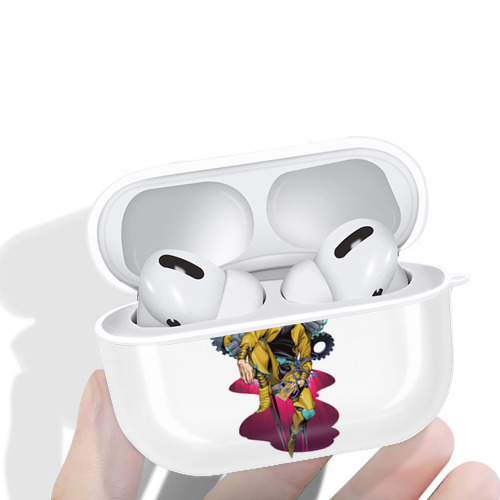 ジョジョの奇妙な冒険 ディオ?ブランドー JoJo's Bizarre Adventure Dio Brando 【AirPods Pro用】ハードシェル保護ケース 耐衝撃・防指紋・カラビナ付き商品仕様