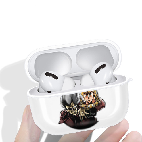 ジョジョの奇妙な冒険 ディオ?ブランドー JoJo's Bizarre Adventure Dio Brando 【AirPods Pro用】ハードシェル保護ケース 耐衝撃・防指紋・カラビナ付き商品仕様