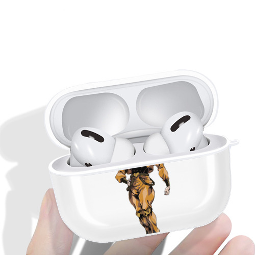 ジョジョの奇妙な冒険 ディオ?ブランドー JoJo's Bizarre Adventure Dio Brando 【AirPods Pro用】ハードシェル保護ケース 耐衝撃・防指紋・カラビナ付き商品仕様