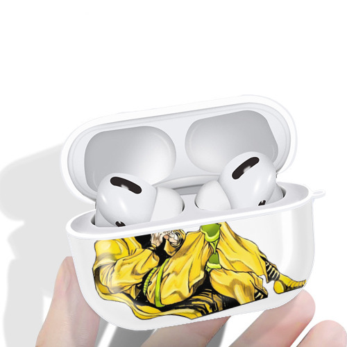 ジョジョの奇妙な冒険 ディオ?ブランドー JoJo's Bizarre Adventure Dio Brando 【AirPods Pro用】ハードシェル保護ケース 耐衝撃・防指紋・カラビナ付き商品仕様