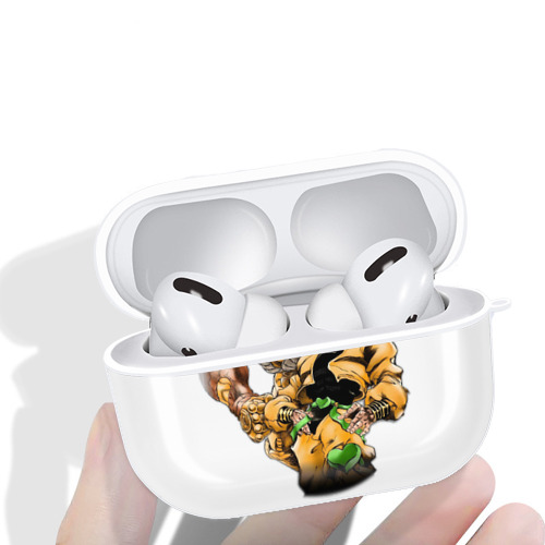 ジョジョの奇妙な冒険 ディオ?ブランドー JoJo's Bizarre Adventure Dio Brando 【AirPods Pro用】ハードシェル保護ケース 耐衝撃・防指紋・カラビナ付き商品仕様