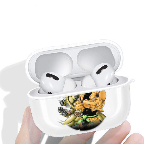 ジョジョの奇妙な冒険 ディオ?ブランドー JoJo's Bizarre Adventure Dio Brando 【AirPods Pro用】ハードシェル保護ケース 耐衝撃・防指紋・カラビナ付き商品仕様