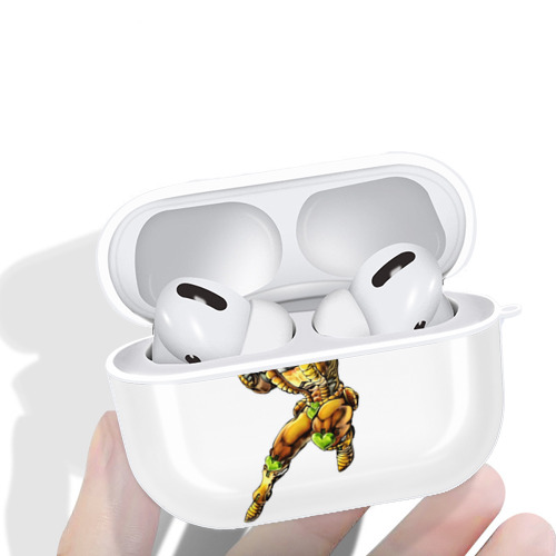 ジョジョの奇妙な冒険 ディオ?ブランドー JoJo's Bizarre Adventure Dio Brando 【AirPods Pro用】ハードシェル保護ケース 耐衝撃・防指紋・カラビナ付き商品仕様