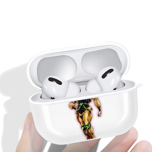 ジョジョの奇妙な冒険 ディオ?ブランドー JoJo's Bizarre Adventure Dio Brando 【AirPods Pro用】ハードシェル保護ケース 耐衝撃・防指紋・カラビナ付き商品仕様