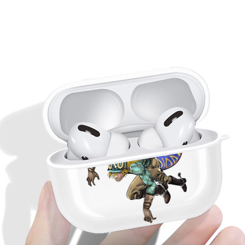 ジョジョの奇妙な冒険 ディオ?ブランドー JoJo's Bizarre Adventure Dio Brando 【AirPods Pro用】ハードシェル保護ケース 耐衝撃・防指紋・カラビナ付き商品仕様