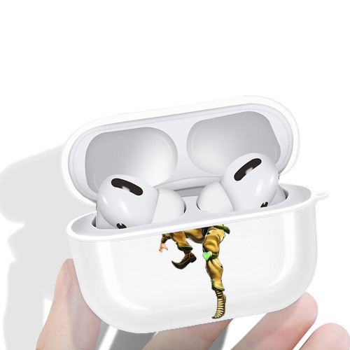 ジョジョの奇妙な冒険 ディオ?ブランドー JoJo's Bizarre Adventure Dio Brando 【AirPods Pro用】ハードシェル保護ケース 耐衝撃・防指紋・カラビナ付き商品仕様