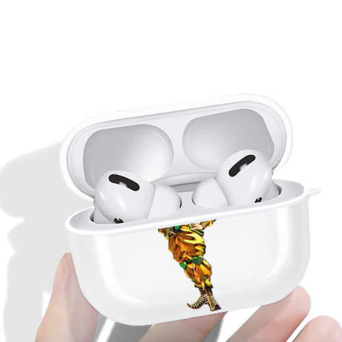 ジョジョの奇妙な冒険 ディオ?ブランドー JoJo's Bizarre Adventure Dio Brando 【AirPods Pro用】ハードシェル保護ケース 耐衝撃・防指紋・カラビナ付き商品仕様
