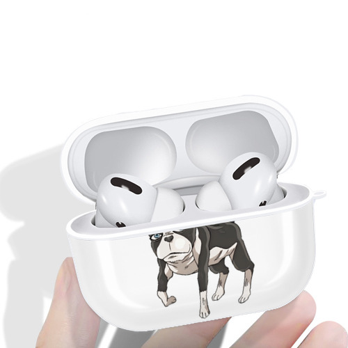 ジョジョの奇妙な冒険 イギー JoJo's Bizarre Adventure Iggy 【AirPods Pro用】ハードシェル保護ケース 耐衝撃・防指紋・カラビナ付き商品仕様