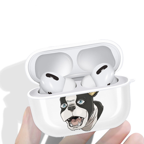 ジョジョの奇妙な冒険 イギー JoJo's Bizarre Adventure Iggy 【AirPods Pro用】ハードシェル保護ケース 耐衝撃・防指紋・カラビナ付き商品仕様