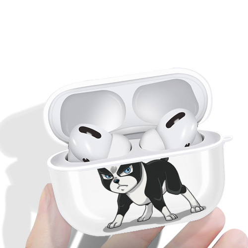 ジョジョの奇妙な冒険 イギー JoJo's Bizarre Adventure Iggy 【AirPods Pro用】ハードシェル保護ケース 耐衝撃・防指紋・カラビナ付き商品仕様