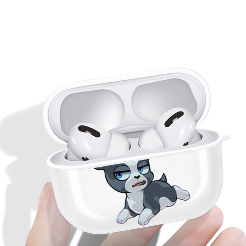 ジョジョの奇妙な冒険 イギー JoJo's Bizarre Adventure Iggy 【AirPods Pro用】ハードシェル保護ケース 耐衝撃・防指紋・カラビナ付き商品仕様