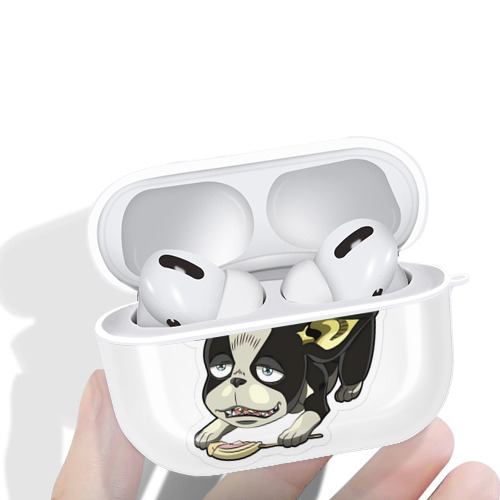ジョジョの奇妙な冒険 イギー JoJo's Bizarre Adventure Iggy 【AirPods Pro用】ハードシェル保護ケース 耐衝撃・防指紋・カラビナ付き商品仕様