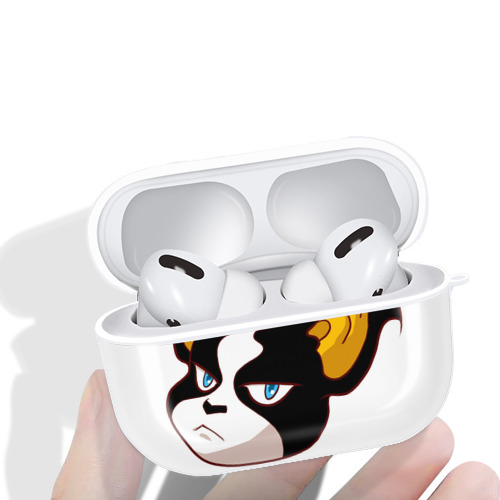 ジョジョの奇妙な冒険 イギー JoJo's Bizarre Adventure Iggy 【AirPods Pro用】ハードシェル保護ケース 耐衝撃・防指紋・カラビナ付き商品仕様