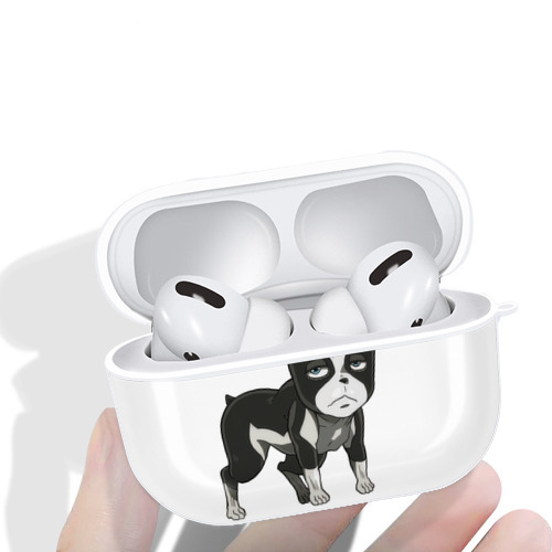 ジョジョの奇妙な冒険 イギー JoJo's Bizarre Adventure Iggy 【AirPods Pro用】ハードシェル保護ケース 耐衝撃・防指紋・カラビナ付き商品仕様