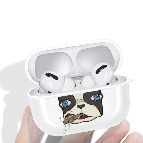 ジョジョの奇妙な冒険 イギー JoJo's Bizarre Adventure Iggy 【AirPods Pro用】ハードシェル保護ケース 耐衝撃・防指紋・カラビナ付き商品仕様