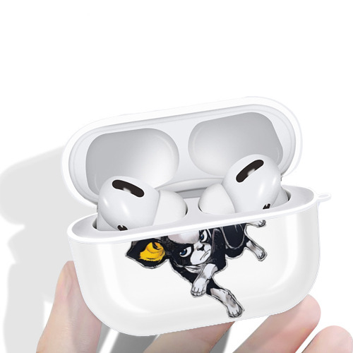 ジョジョの奇妙な冒険 イギー JoJo's Bizarre Adventure Iggy 【AirPods Pro用】ハードシェル保護ケース 耐衝撃・防指紋・カラビナ付き商品仕様