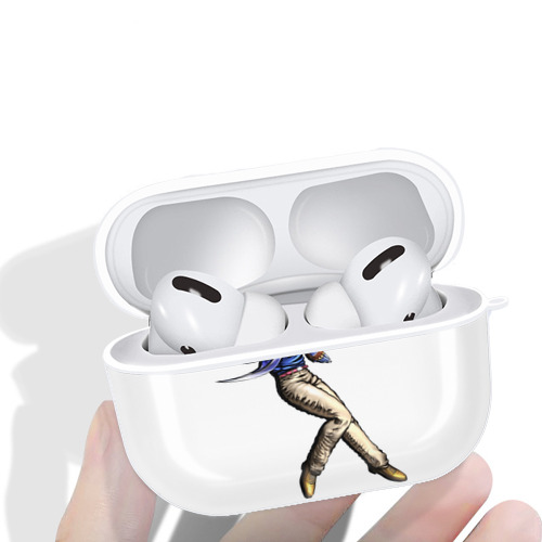 ジョジョの奇妙な冒険 JoJo's Bizarre Adventure 【AirPods Pro用】ハードシェル保護ケース 耐衝撃・防指紋・カラビナ付き商品仕様