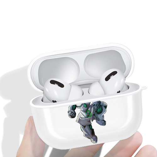 ジョジョの奇妙な冒険 広瀨康一 JoJo's Bizarre Adventure Hirose Koichi 【AirPods Pro用】ハードシェル保護ケース 耐衝撃・防指紋・カラビナ付き商品仕様
