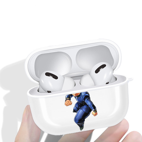 ジョジョの奇妙な冒険 広瀨康一 JoJo's Bizarre Adventure Hirose Koichi 【AirPods Pro用】ハードシェル保護ケース 耐衝撃・防指紋・カラビナ付き商品仕様