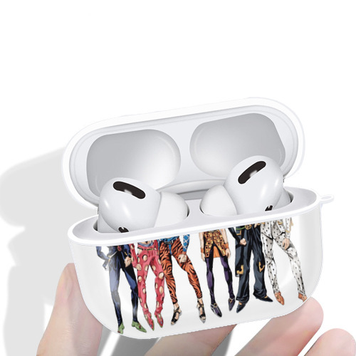 ジョジョの奇妙な冒険 JoJo's Bizarre Adventure 【AirPods Pro用】ハードシェル保護ケース 耐衝撃・防指紋・カラビナ付き商品仕様