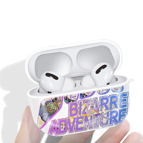 ジョジョの奇妙な冒険 JoJo's Bizarre Adventure 【AirPods Pro用】ハードシェル保護ケース 耐衝撃・防指紋・カラビナ付き商品仕様
