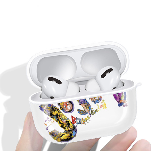 ジョジョの奇妙な冒険 JoJo's Bizarre Adventure 【AirPods Pro用】ハードシェル保護ケース 耐衝撃・防指紋・カラビナ付き商品仕様