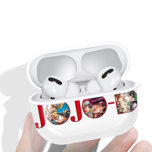 ジョジョの奇妙な冒険 JoJo's Bizarre Adventure 【AirPods Pro用】ハードシェル保護ケース 耐衝撃・防指紋・カラビナ付き商品仕様