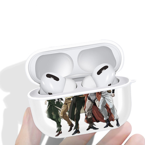 ジョジョの奇妙な冒険 JoJo's Bizarre Adventure 【AirPods Pro用】ハードシェル保護ケース 耐衝撃・防指紋・カラビナ付き商品仕様