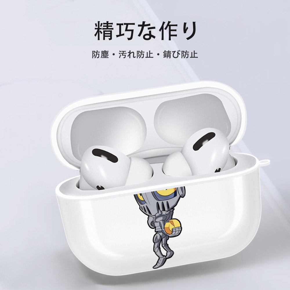ジョジョの奇妙な冒険 JoJo's Bizarre Adventure 【AirPods Pro用】ハードシェル保護ケース 耐衝撃・防指紋・カラビナ付き商品仕様