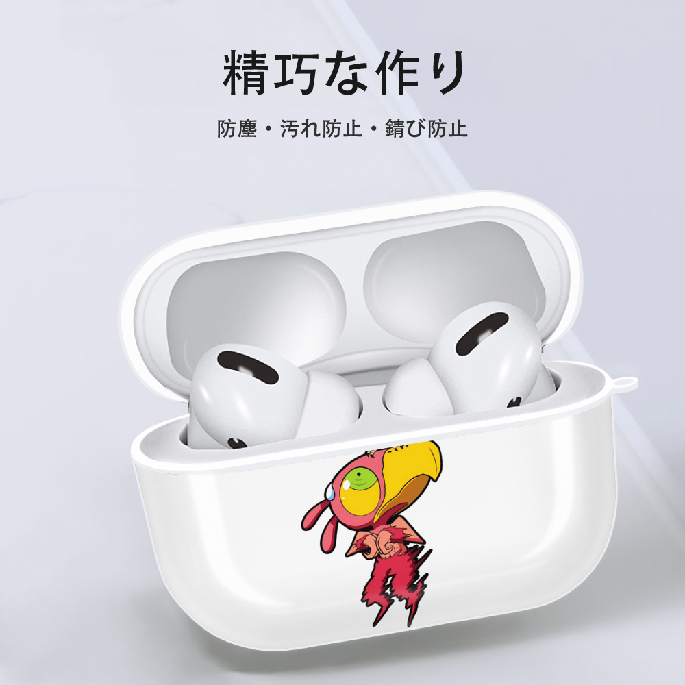 ジョジョの奇妙な冒険 JoJo's Bizarre Adventure 【AirPods Pro用】ハードシェル保護ケース 耐衝撃・防指紋・カラビナ付き商品仕様