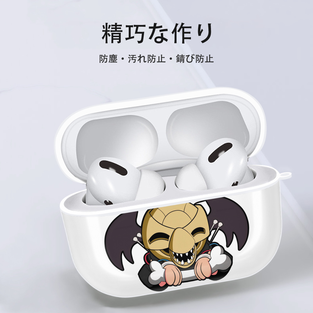 ジョジョの奇妙な冒険 JoJo's Bizarre Adventure 【AirPods Pro用】ハードシェル保護ケース 耐衝撃・防指紋・カラビナ付き商品仕様