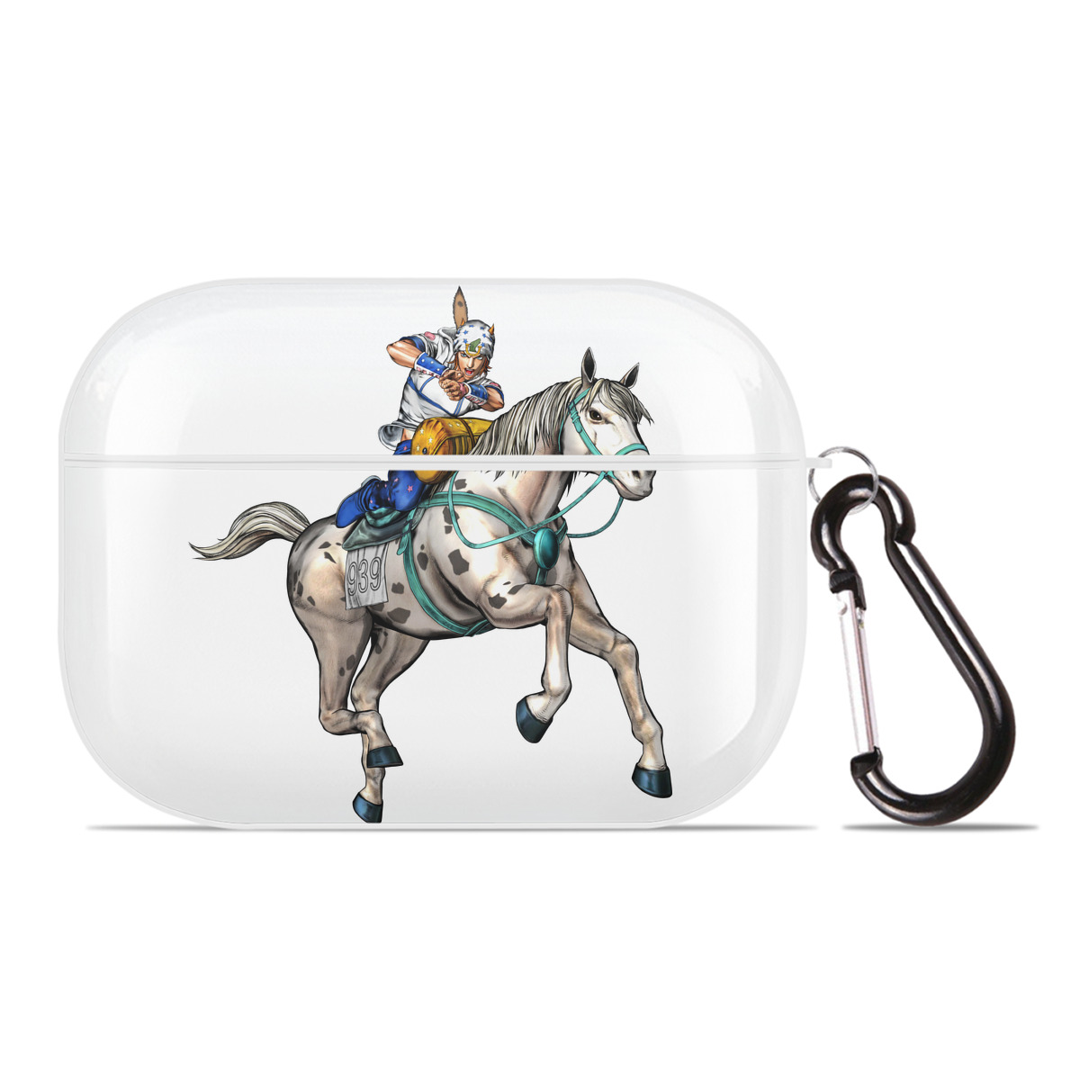 （画像用） ジョジョの奇妙な冒険 ジョナサン?ジョースター JoJo's Bizarre Adventure Jonathan Joestar 【AirPods Pro用】ハードシェル保護ケース 耐衝撃・防指紋・カラビナ付き商品仕様