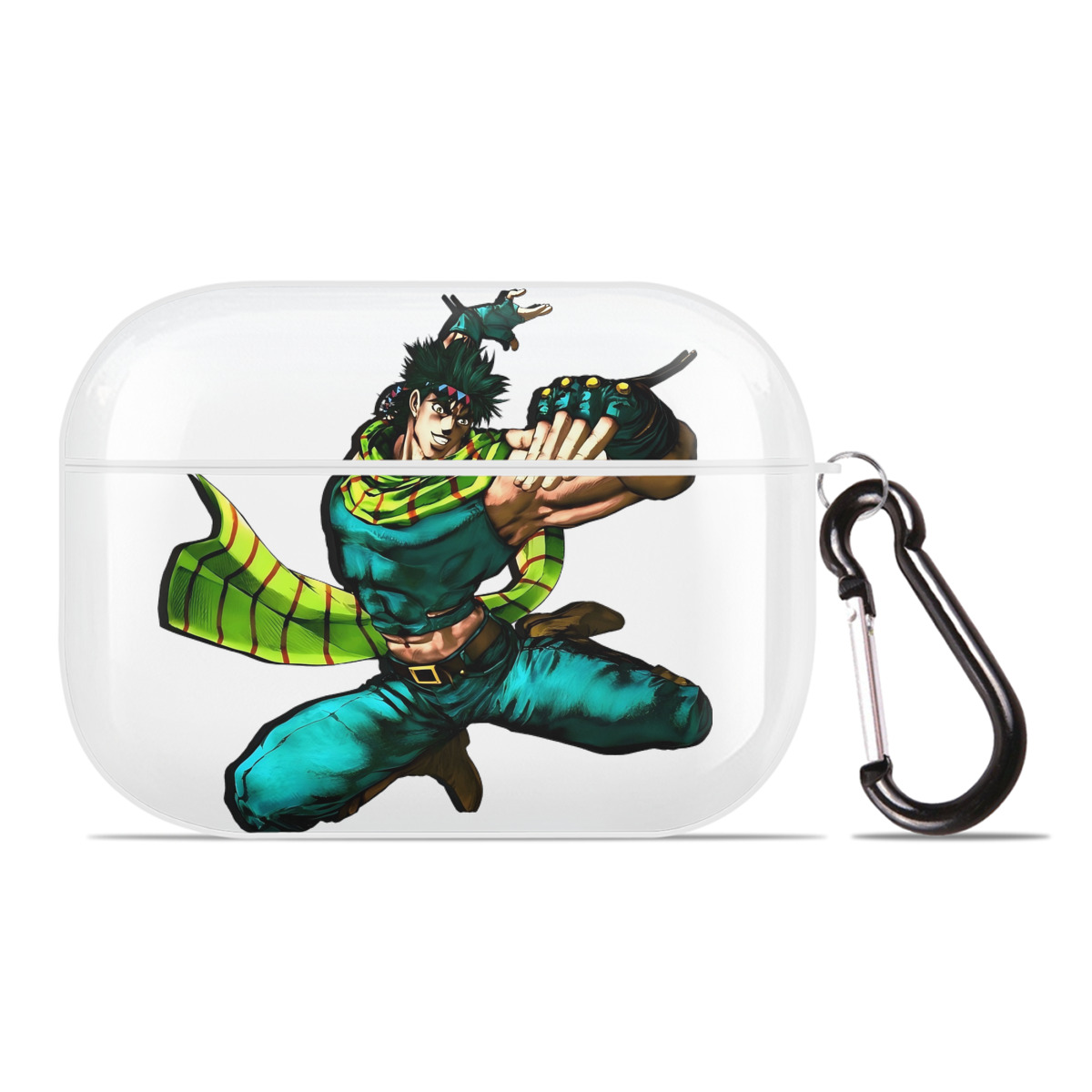 （画像用） ジョジョの奇妙な冒険 ジョセフ?ジョースター JoJo's Bizarre Adventure Joseph Joestar 【AirPods Pro用】ハードシェル保護ケース 耐衝撃・防指紋・カラビナ付き商品仕様