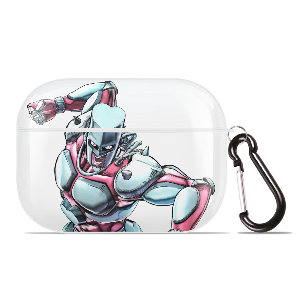 （画像用） ジョジョの奇妙な冒険 ひがしかた じょうすけ JoJo's Bizarre Adventure Higashikata Josuke 【AirPods Pro用】ハードシェル保護ケース 耐衝撃・防指紋・カラビナ付き商品仕様