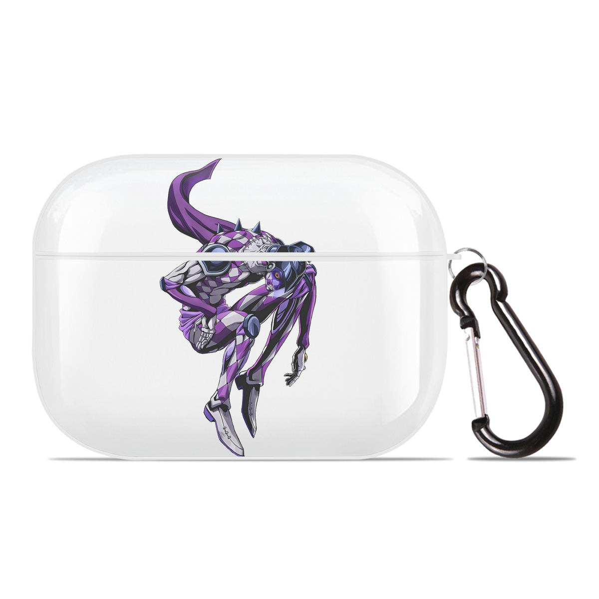 （画像用） ジョジョの奇妙な冒険 パンナコッタ?フー JoJo's Bizarre Adventure Pannacotta Fugo 【AirPods Pro用】ハードシェル保護ケース 耐衝撃・防指紋・カラビナ付き商品仕様