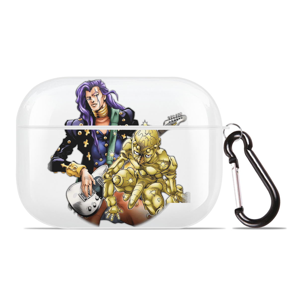 （画像用） ジョジョの奇妙な冒険 おといし あきら JoJo's Bizarre Adventure Akira Otoishi 【AirPods Pro用】ハードシェル保護ケース 耐衝撃・防指紋・カラビナ付き商品仕様