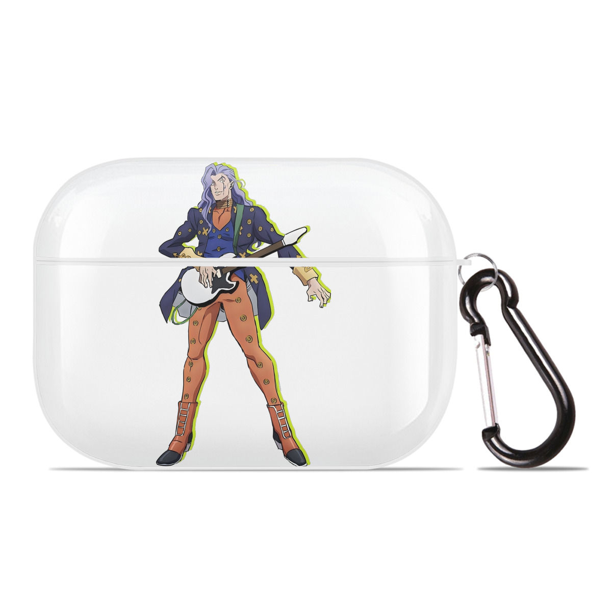 （画像用） ジョジョの奇妙な冒険 おといし あきら JoJo's Bizarre Adventure Akira Otoishi 【AirPods Pro用】ハードシェル保護ケース 耐衝撃・防指紋・カラビナ付き商品仕様